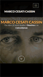 Mobile Screenshot of marcocesaticassin.it