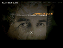 Tablet Screenshot of marcocesaticassin.it